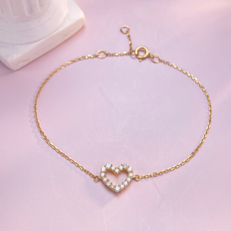 9K-Lab-Grown Diamond Bracelet