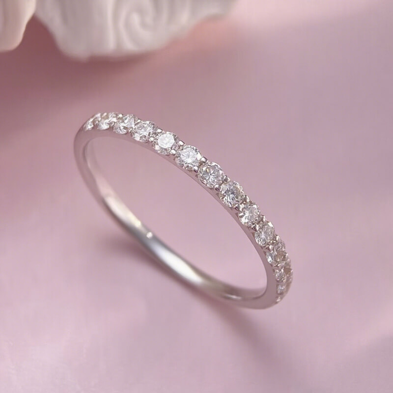 9K-Lab-Grown Diamond Ring