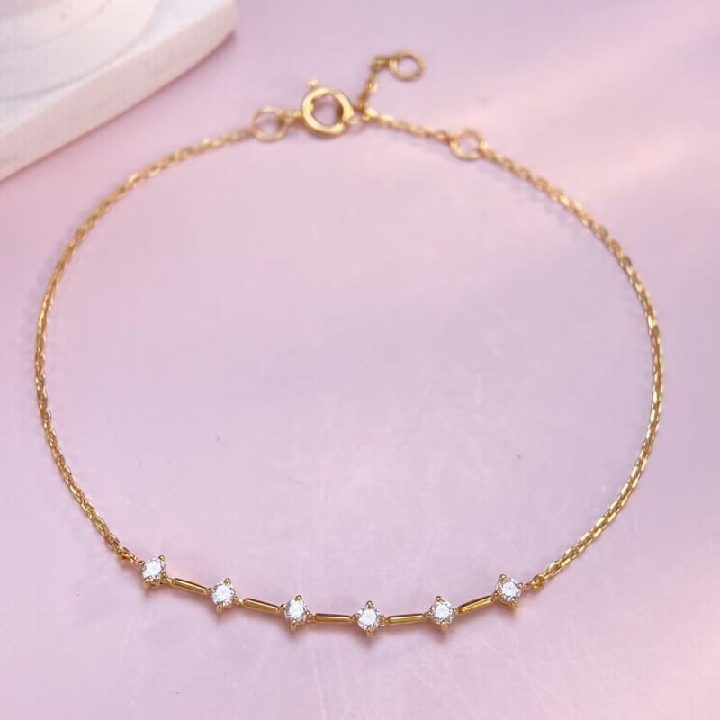 9K-Lab-Grown Diamond Bracelet