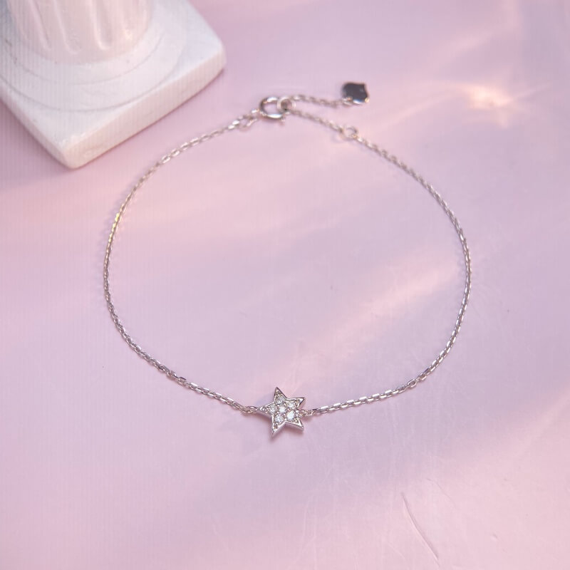 9K-Lab-Grown Diamond Bracelet