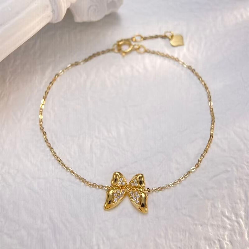 18K-Natural Diamond Bracelet