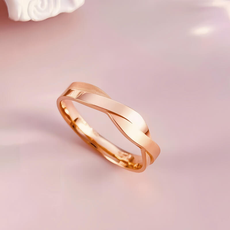 18K-Natural Diamond Couple Rings(Man)