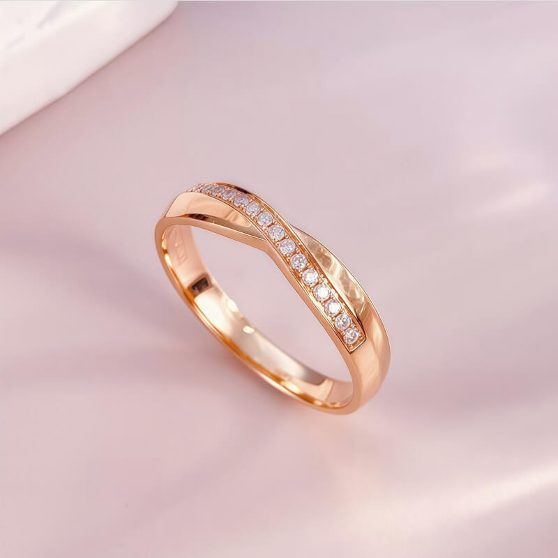 18K-Natural Diamond Couple Rings(Woman)