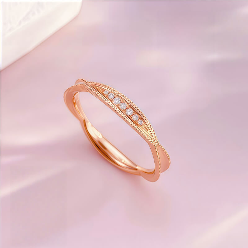 18K-Natural Diamond Couple Rings(Woman)