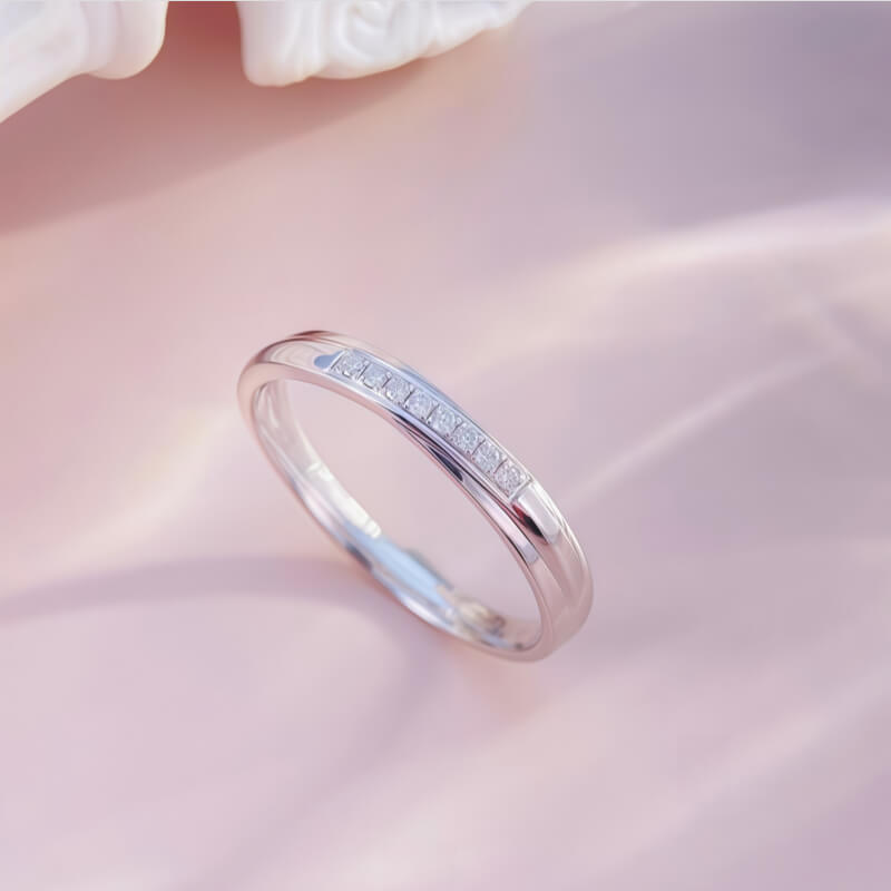 18K-Natural Diamond Couple Rings(Woman)