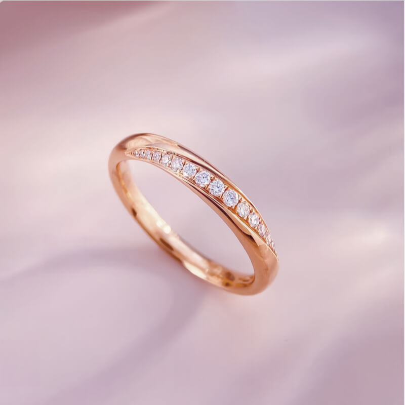 18K-Natural Diamond Couple Rings(Woman)