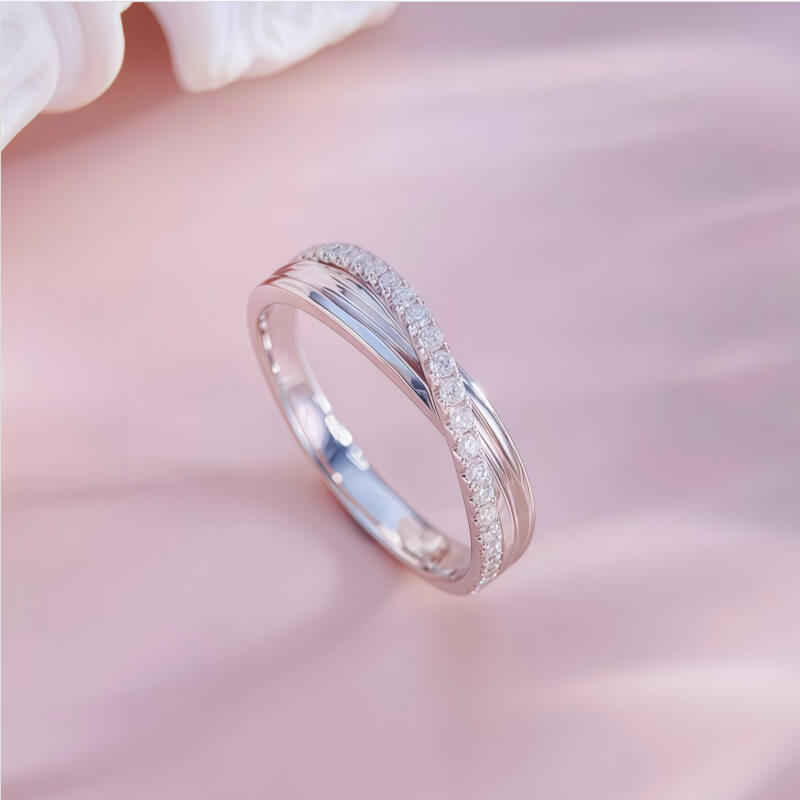 18K-Natural Diamond Couple Rings(Woman)