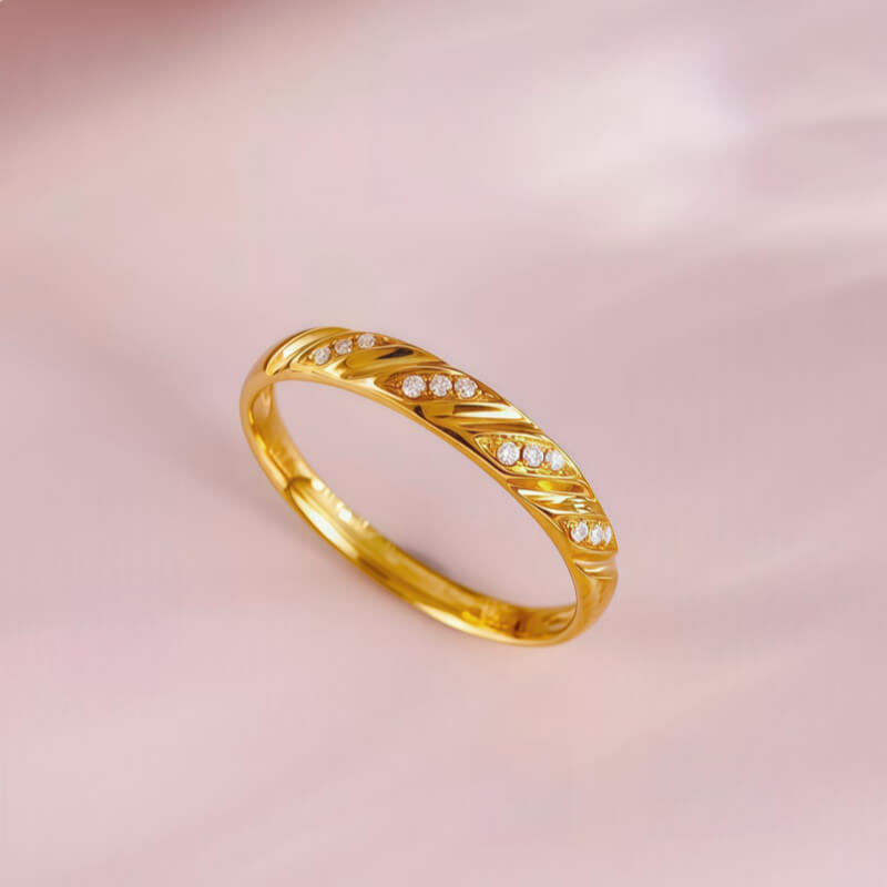 18K-Natural Diamond Couple Rings(Woman)