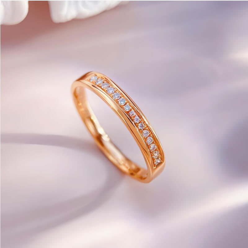 18K-Natural Diamond Couple Rings(Woman)