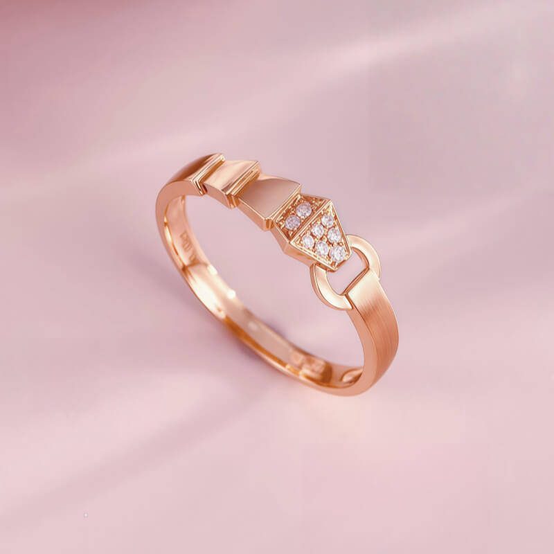 18K-Natural Diamond Couple Rings(Woman)