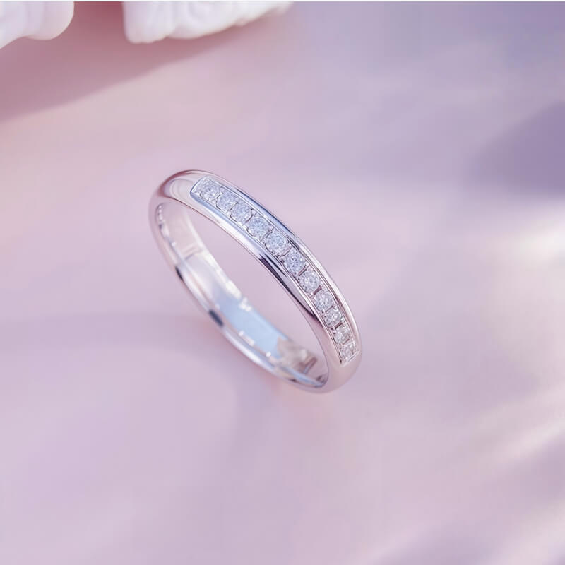 18K-Natural Diamond Couple Rings(Woman)