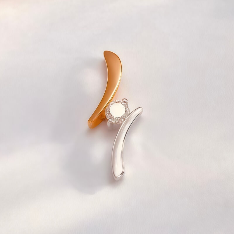 18K-Natural Diamond Pendant