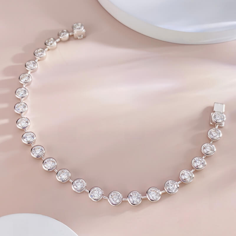 9K-Lab-Grown Diamond Bracelet