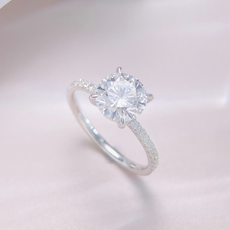 14K-Lab-Grown Diamond Ring