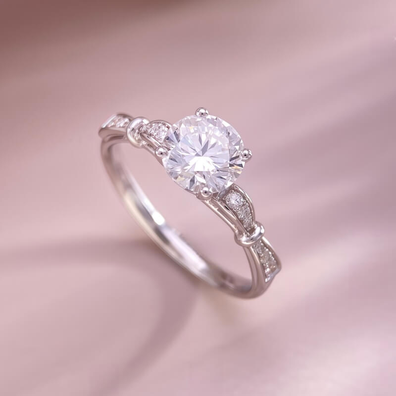 9K-Lab-Grown Diamond Ring