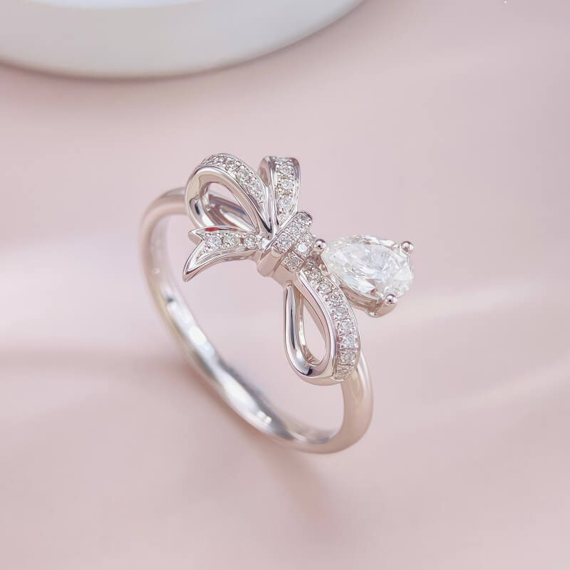 18K-Natural Diamond Ring
