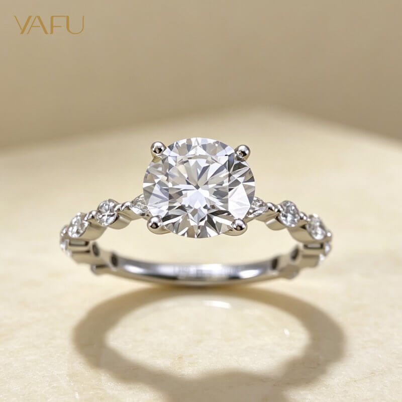 14K-Lab-Grown Diamond Ring