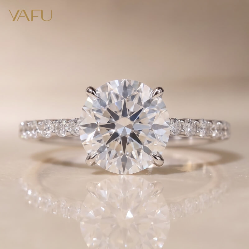 14K-Lab-Grown Diamond Ring
