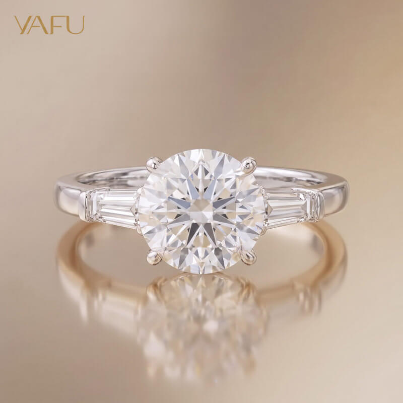 14K-Lab-Grown Diamond Ring