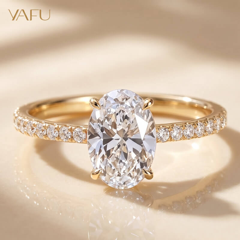 14K-Lab-Grown Diamond Ring