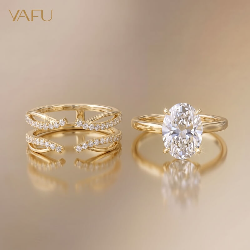 14K-Lab-Grown Diamond Ring