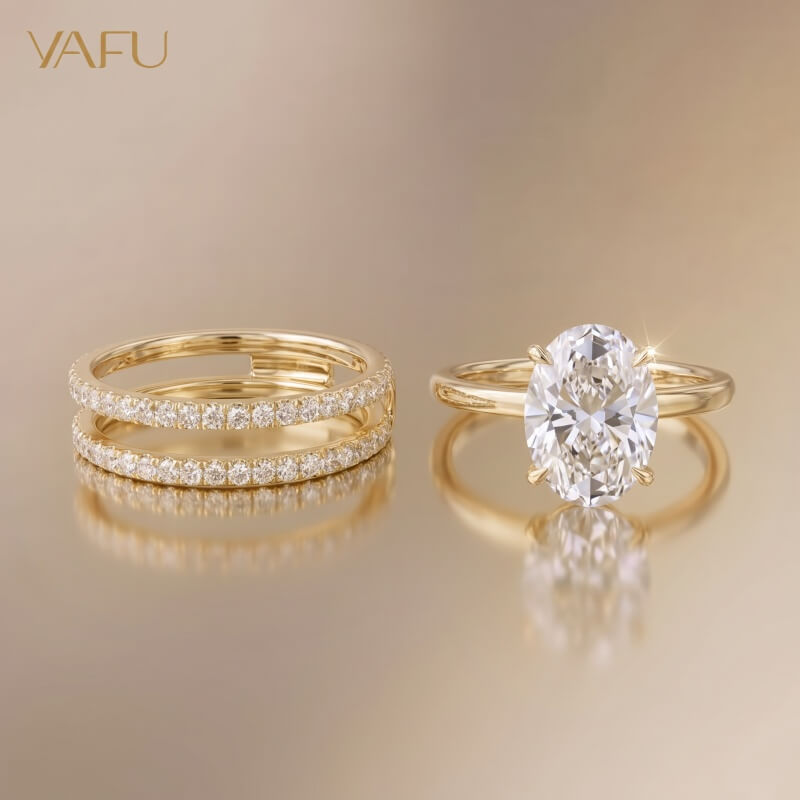 14K-Lab-Grown Diamond Ring