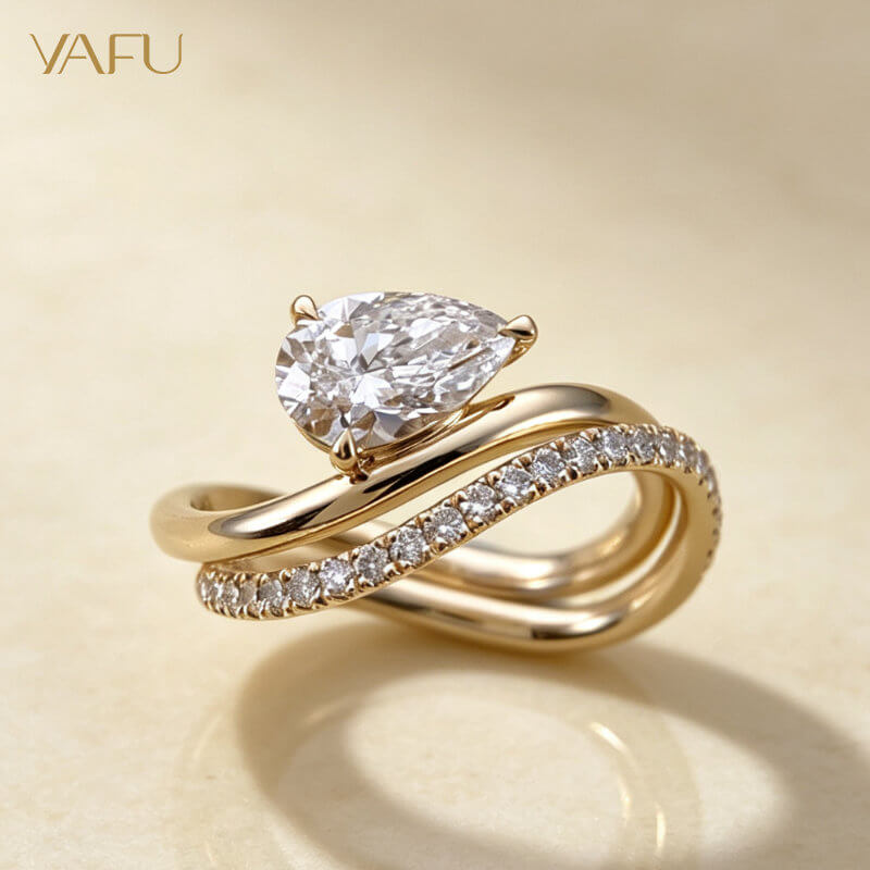 14K-Lab-Grown Diamond Ring