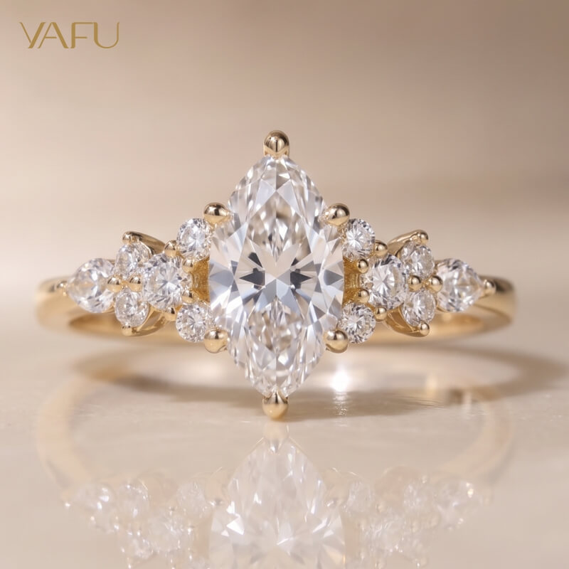 14K-Lab-Grown Diamond Ring