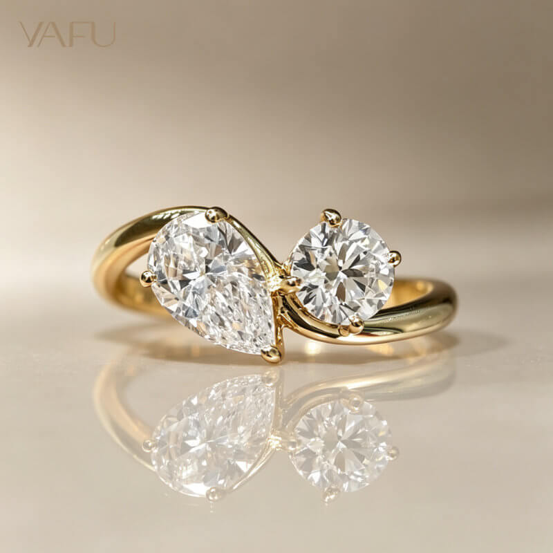 14K-Lab-Grown Diamond Ring