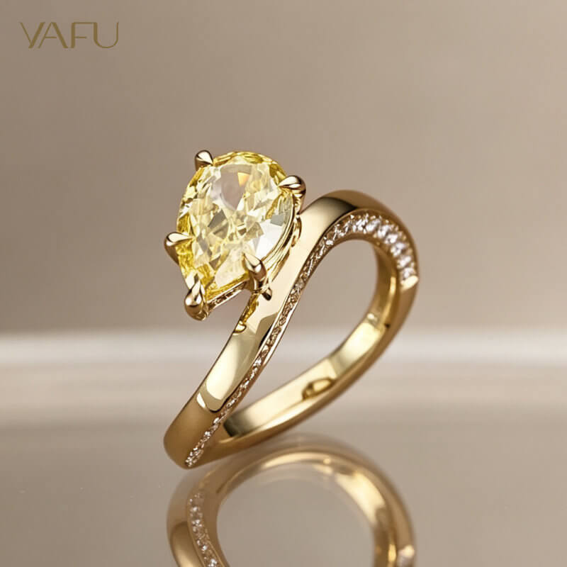 14K-Lab-Grown Diamond Ring