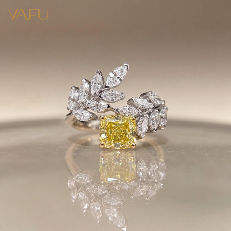 14K-Lab-Grown Diamond Ring
