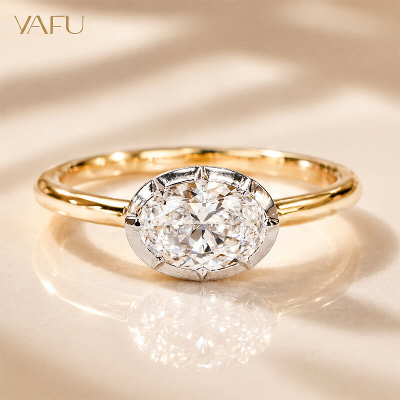 14K-Lab-Grown Diamond Ring