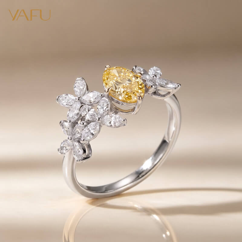 14K-Lab-Grown Diamond Ring