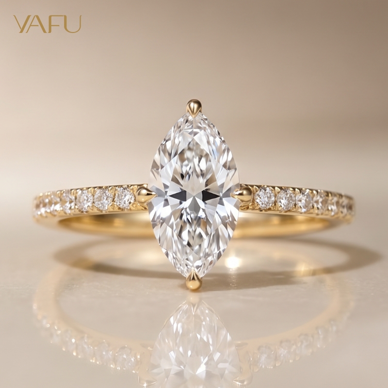 14K-Lab-Grown Diamond Ring